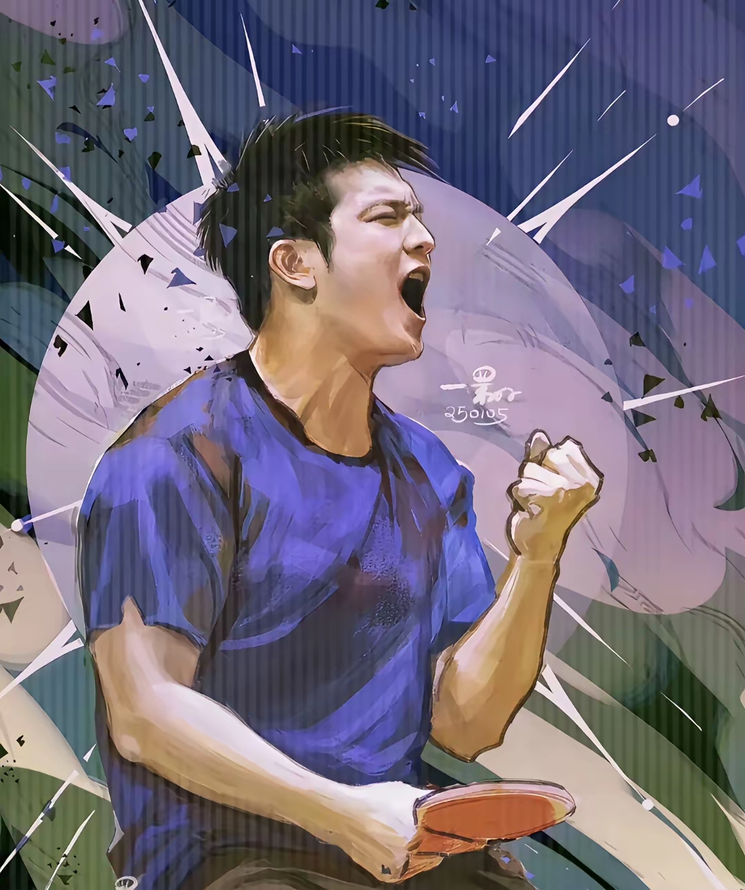 中国队翻盘英格兰队，樊振东点燃赛场