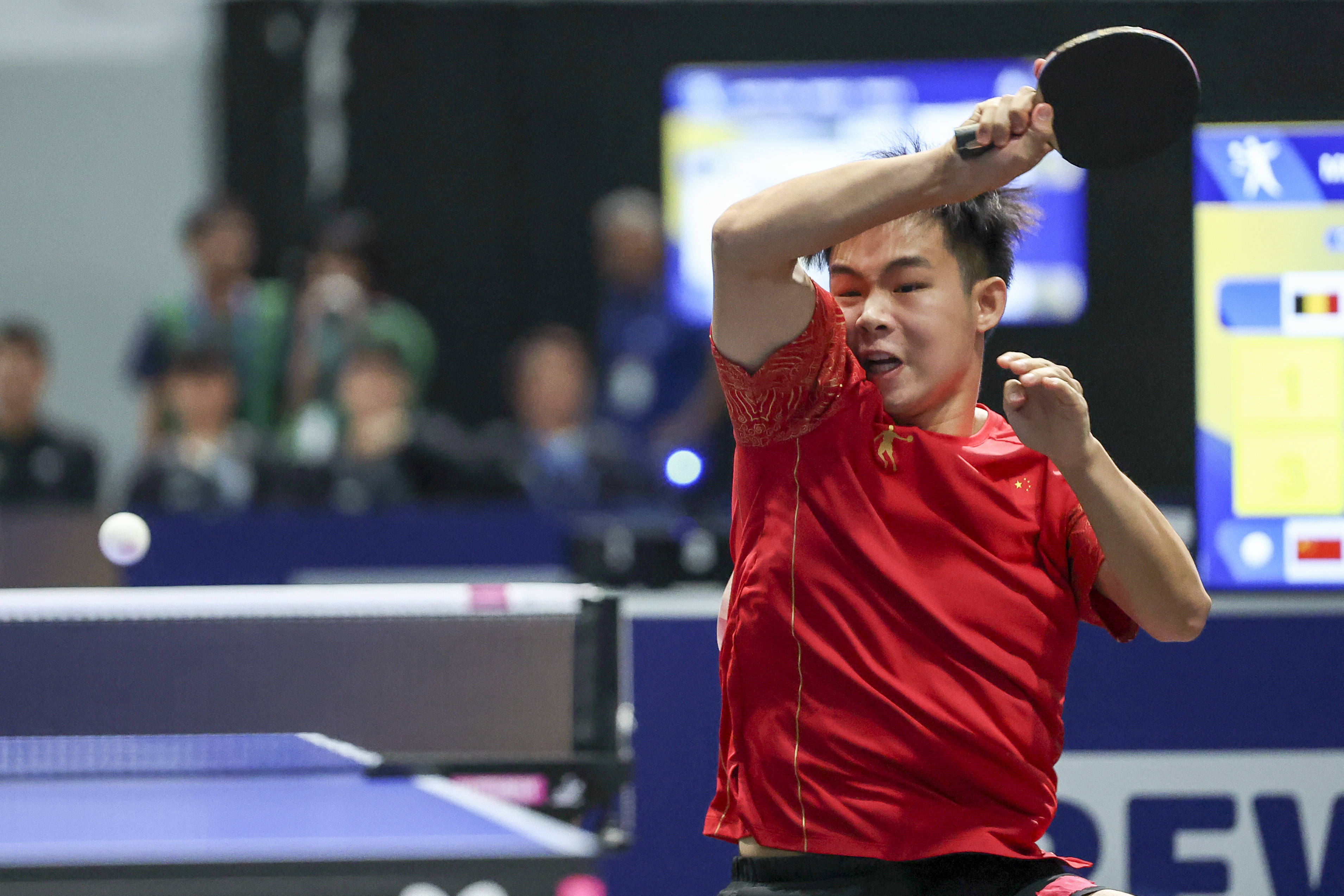 比利时乒乓球队绝地反击瑞典乒乓球队，王皓关键制胜
